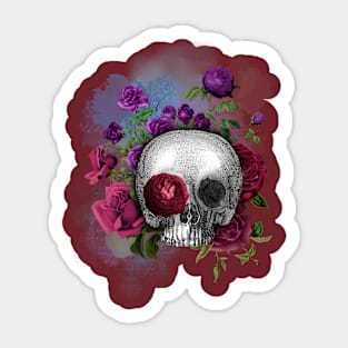 Posie in the Peeper Skull Sticker